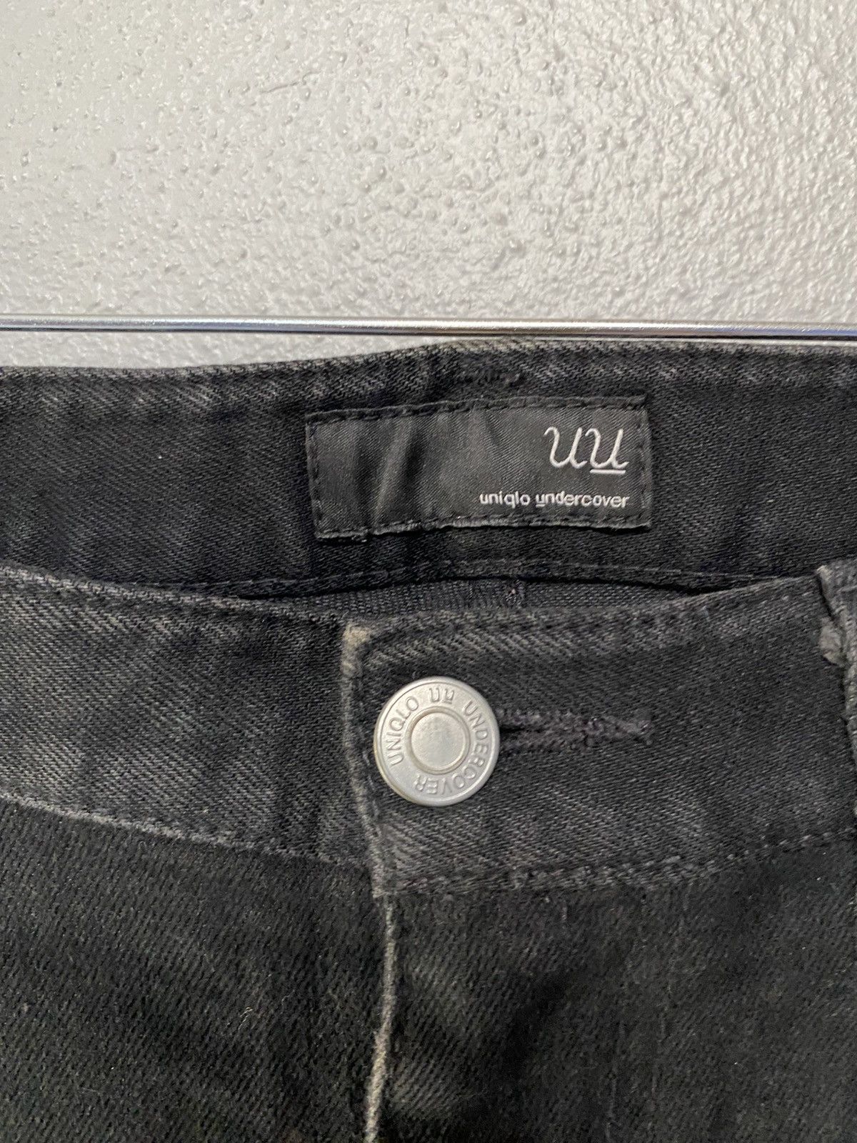 Undercover Undercover uniqlo side pocket black jeans Size US 31 - 4 Thumbnail