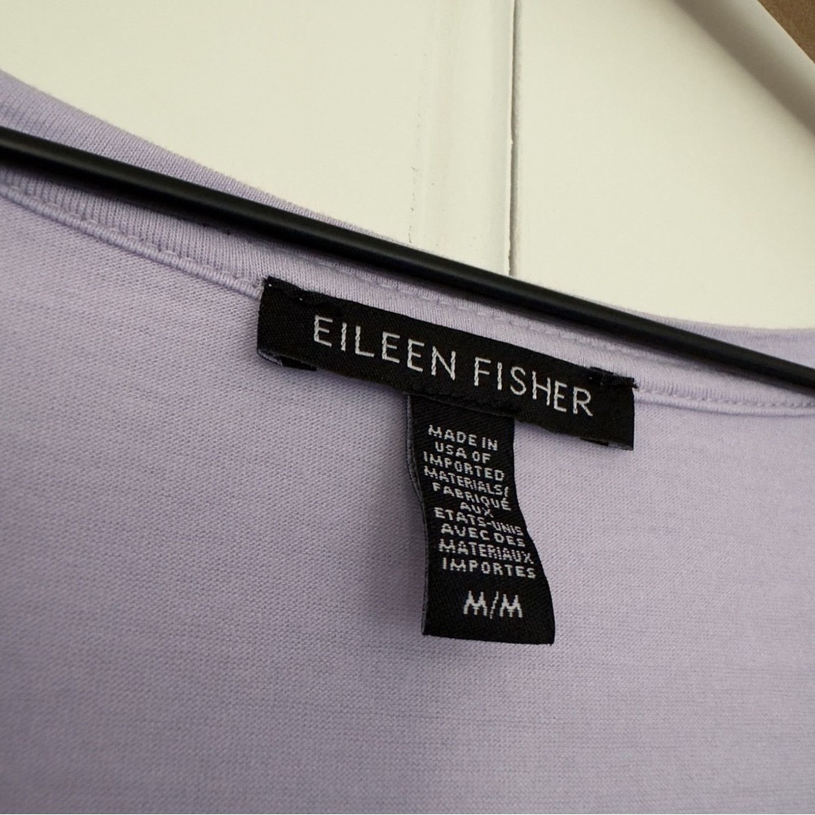 Eileen Fisher Eileen Fisher Lavender short sleeve mini shift dress solid M Size M / US 6-8 / IT 42-44 - 4 Thumbnail
