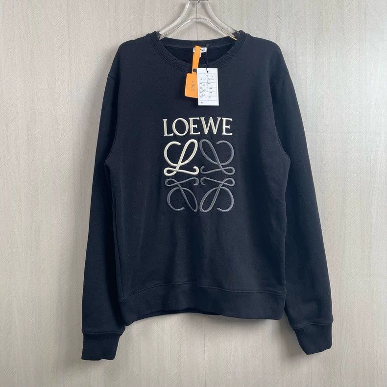 Loewe loewe classic logo embroidered sweatshirt Size US L / EU 52-54 / 3 - 6 Thumbnail
