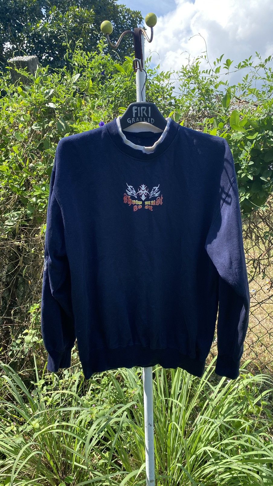 Japanese Brand Show Must Go On Sweatshirt Size US M / EU 48-50 / 2 - 2 Thumbnail