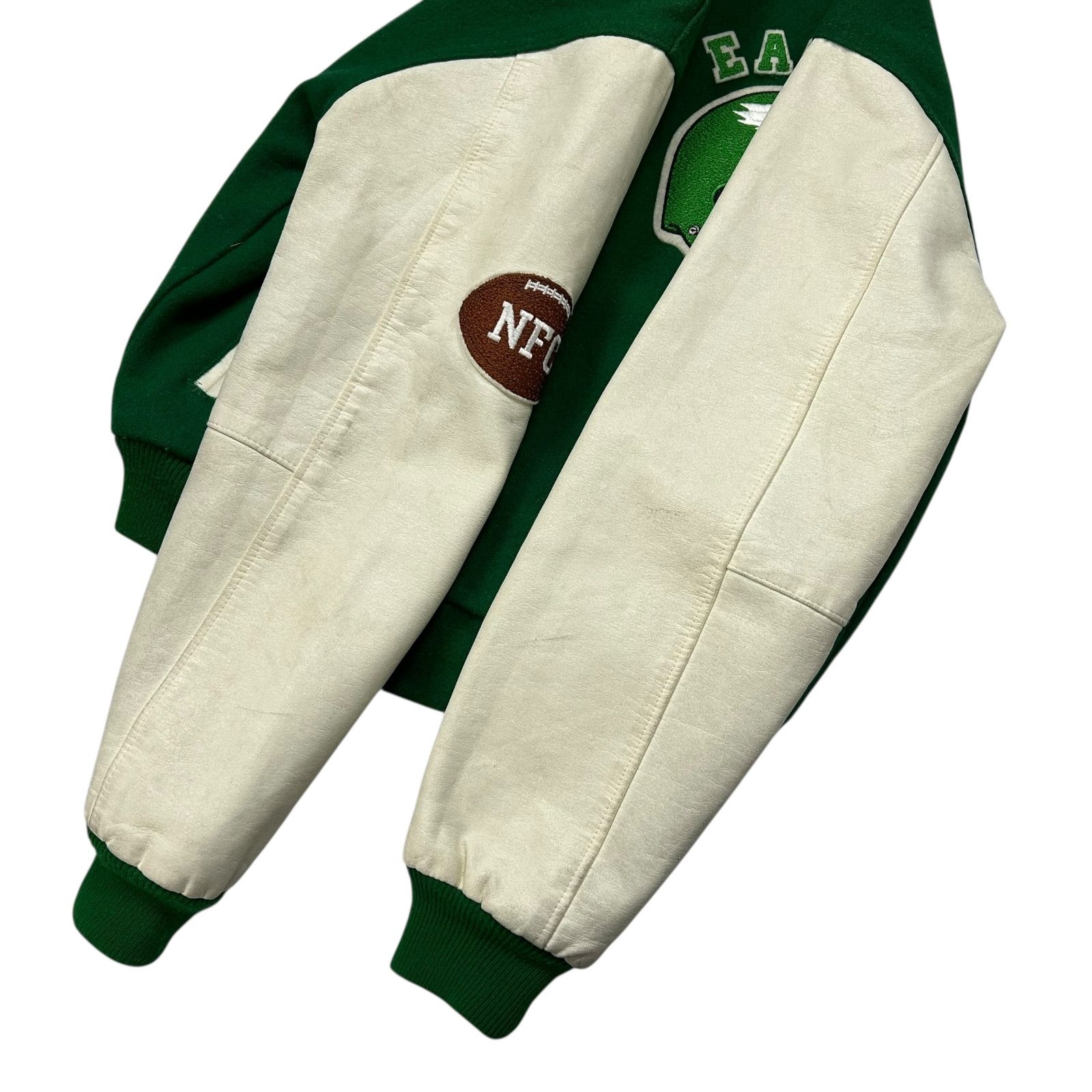 NFL VTG 90s PHILADELPHIA EAGLES CHALK LINE WOOL VARSITY JACKET Size US M / EU 48-50 / 2 - 11 Thumbnail