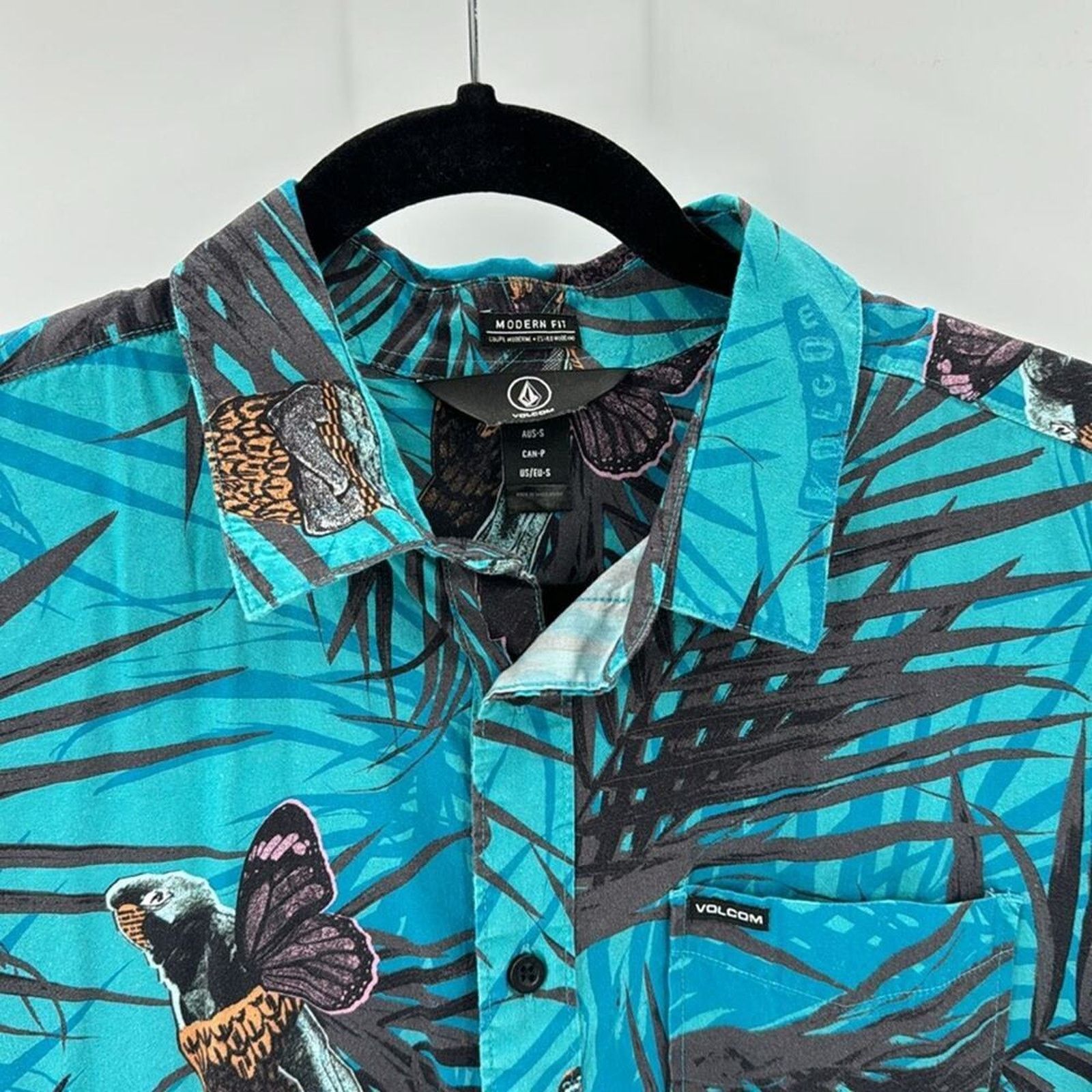 Volcom Volcom Party Bird Button Up Short Sleeve Shirt tropical S Size US S / EU 44-46 / 1 - 3 Thumbnail