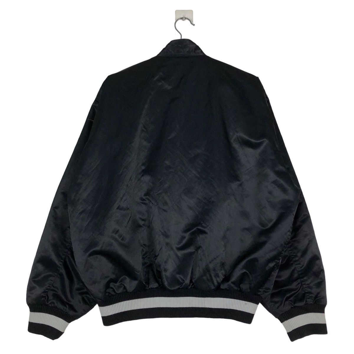 Japanese Brand 🔥Vintage Satin Bomber Jacket Rawlings Spell Out Big Logo Size US L / EU 52-54 / 3 - 8 Thumbnail