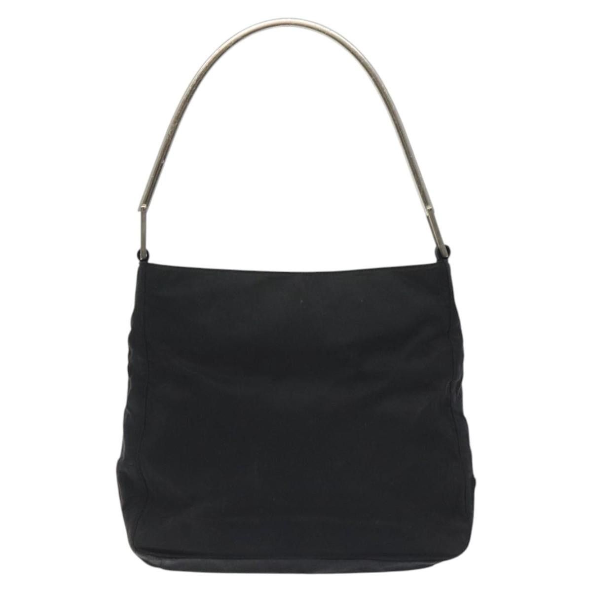 Prada PRADA Shoulder Bag Nylon Black Silver Size ONE SIZE - 3 Thumbnail