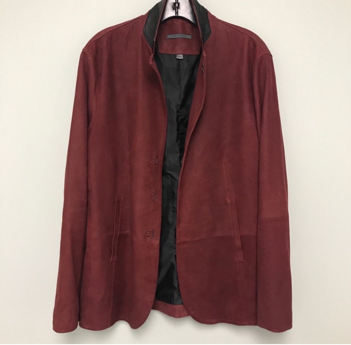 John Varvatos Suede hook and bar jacket. 48 Size US M / EU 48-50 / 2 - 12 Thumbnail