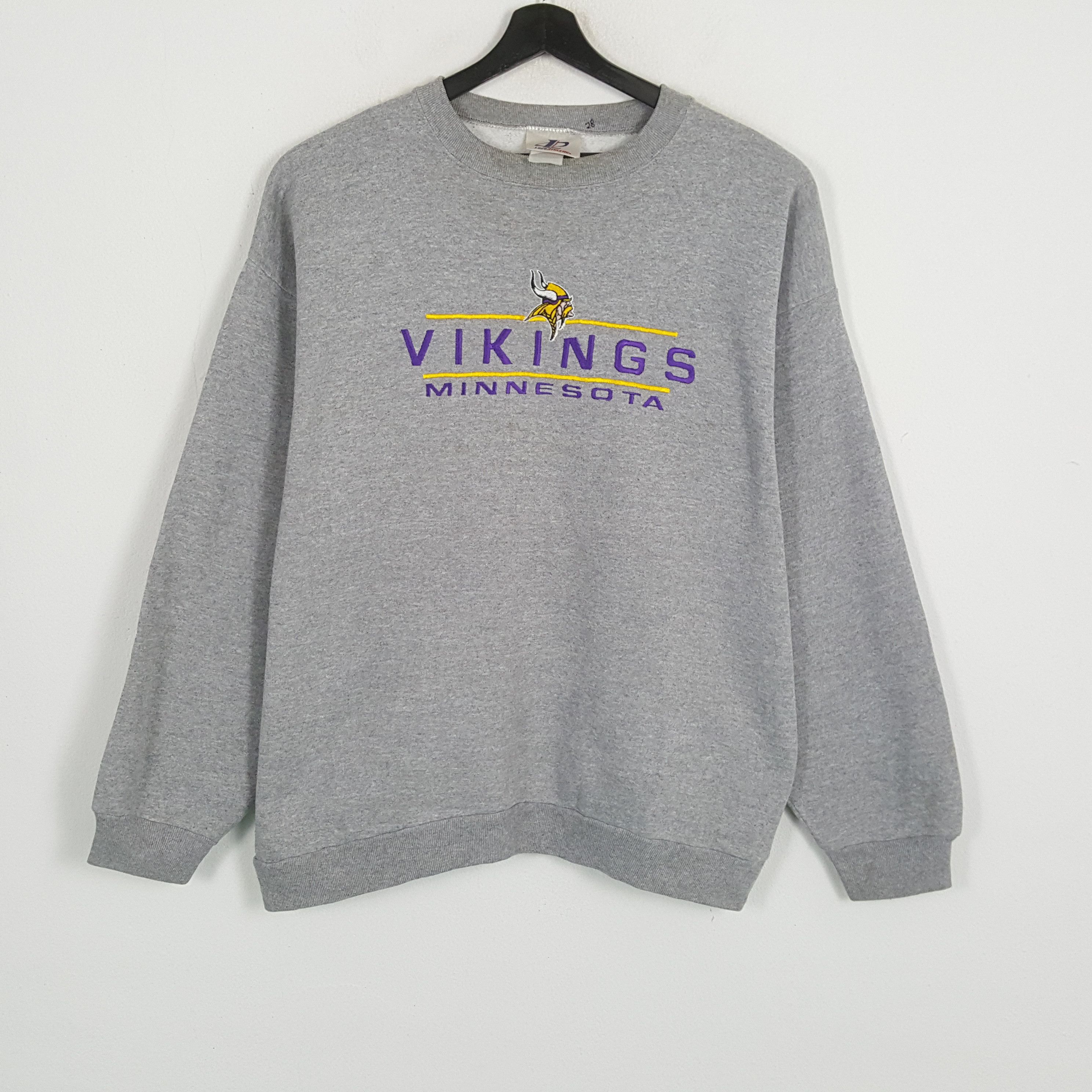 NFL × Vintage VIKINGS MINNESOTA NFL Football Team Sweatshirt Size US XL / EU 56 / 4 - 1 Thumbnail