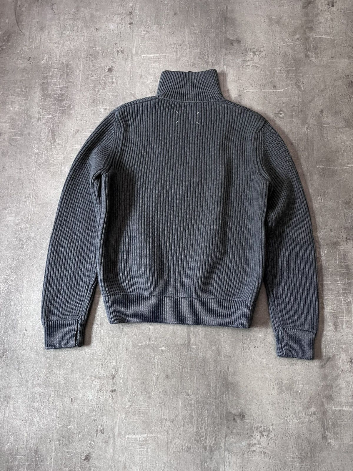 Maison Margiela Maison Margiela S/S 2008 Quarter zip Drivers wool sweater Size US M / EU 48-50 / 2 - 2 Thumbnail