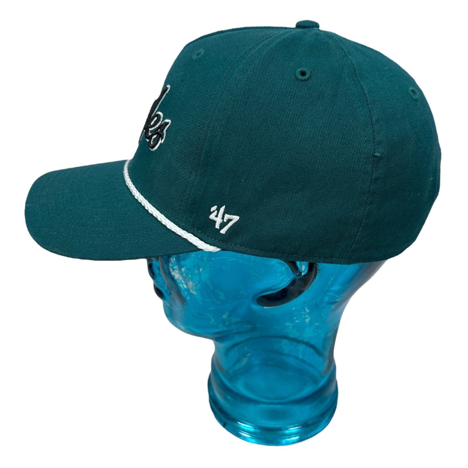 Other Philadelphia Eagles Retro Throwback Strapback Hat Green '47 Size ONE SIZE - 5 Thumbnail
