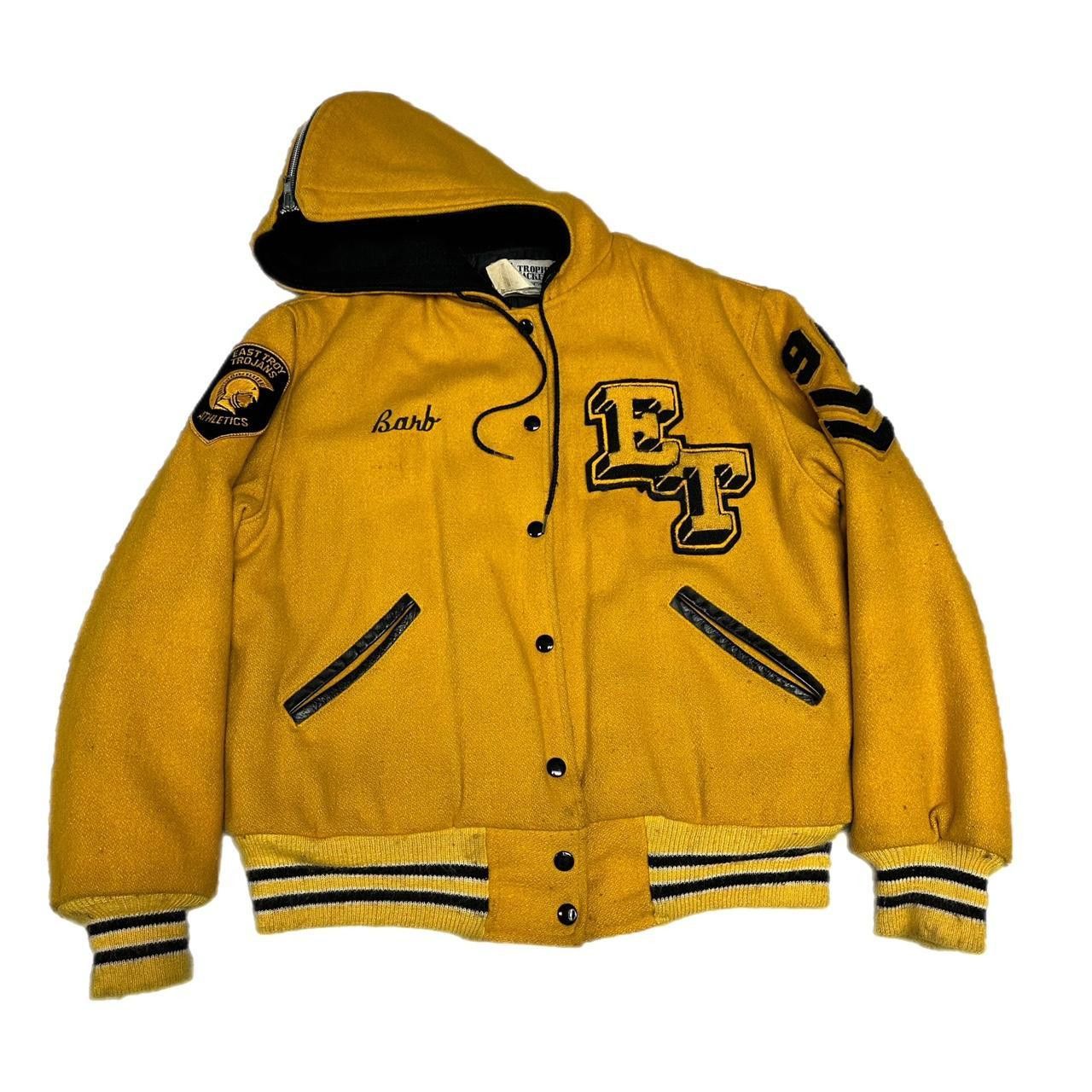 Other Vintage 80’s Yellow and black varsity jacket Size US L / EU 52-54 / 3 - 4 Thumbnail