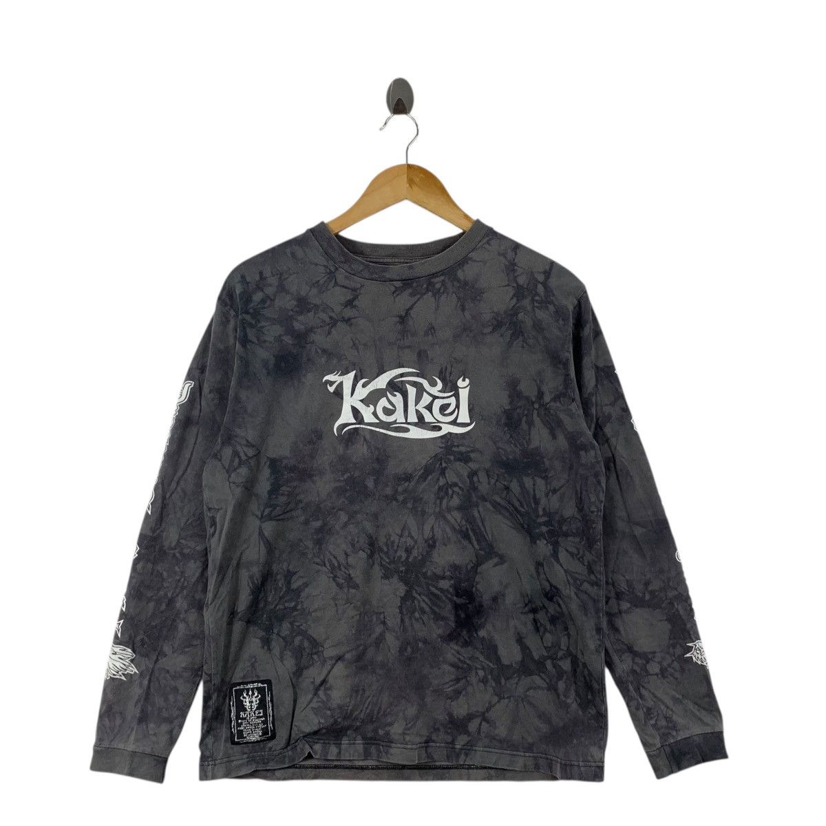 Other KAKEI JAPAN DRAGON Tribal Tie Dye Flame Tee Shirt Top Japan Size US L / EU 52-54 / 3 - 3 Thumbnail