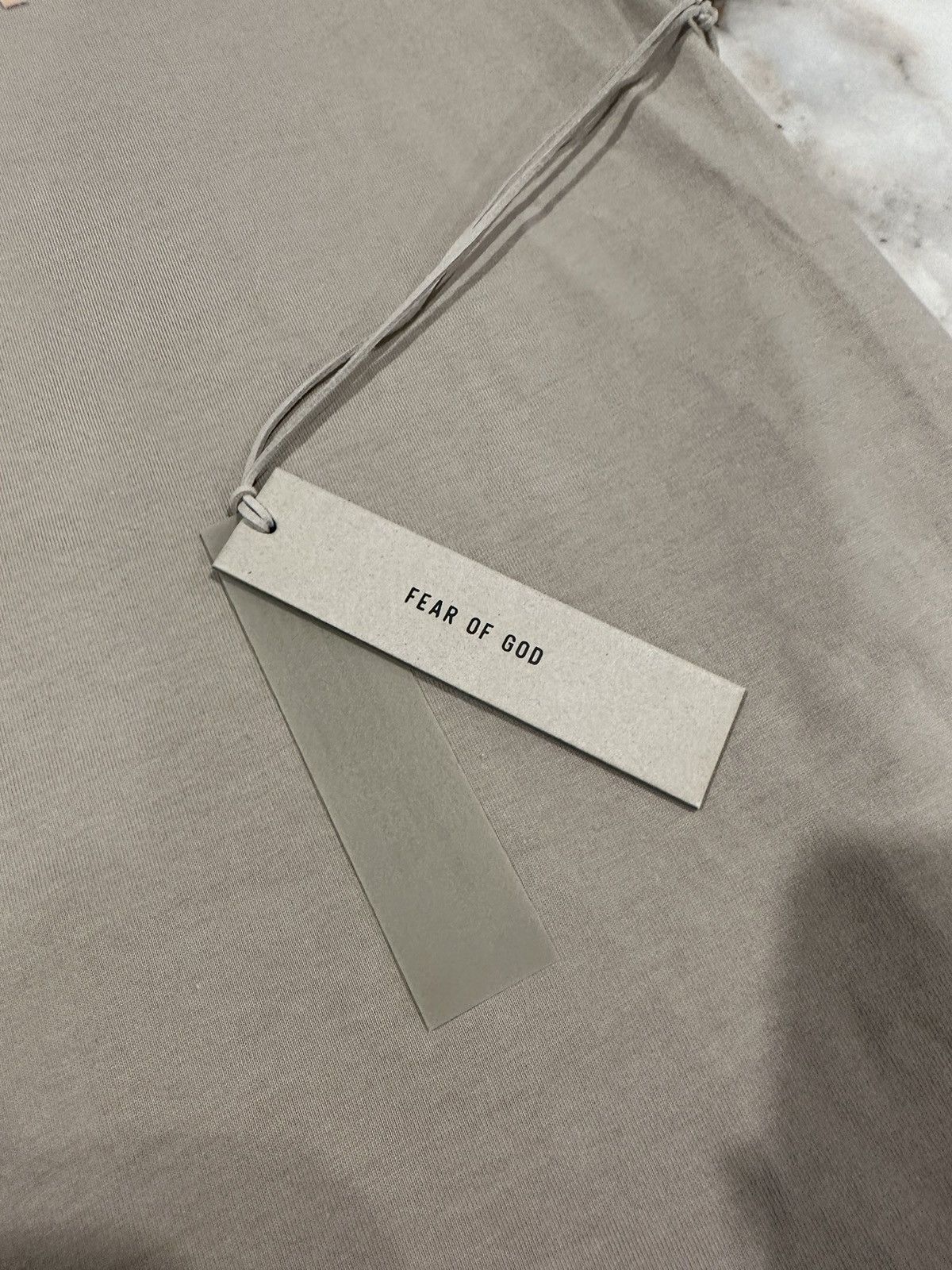 Fear of God FEAR OF GOD Beige Flocked T-Shirt Small Size US S / EU 44-46 / 1 - 4 Thumbnail
