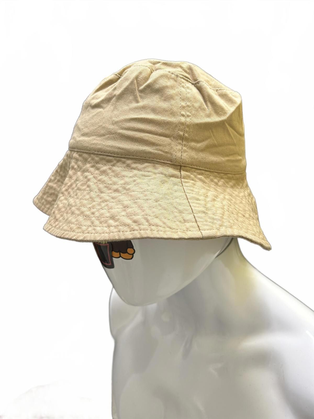 Designer Stylish Beige Bucket Hat Size ONE SIZE - 3 Thumbnail