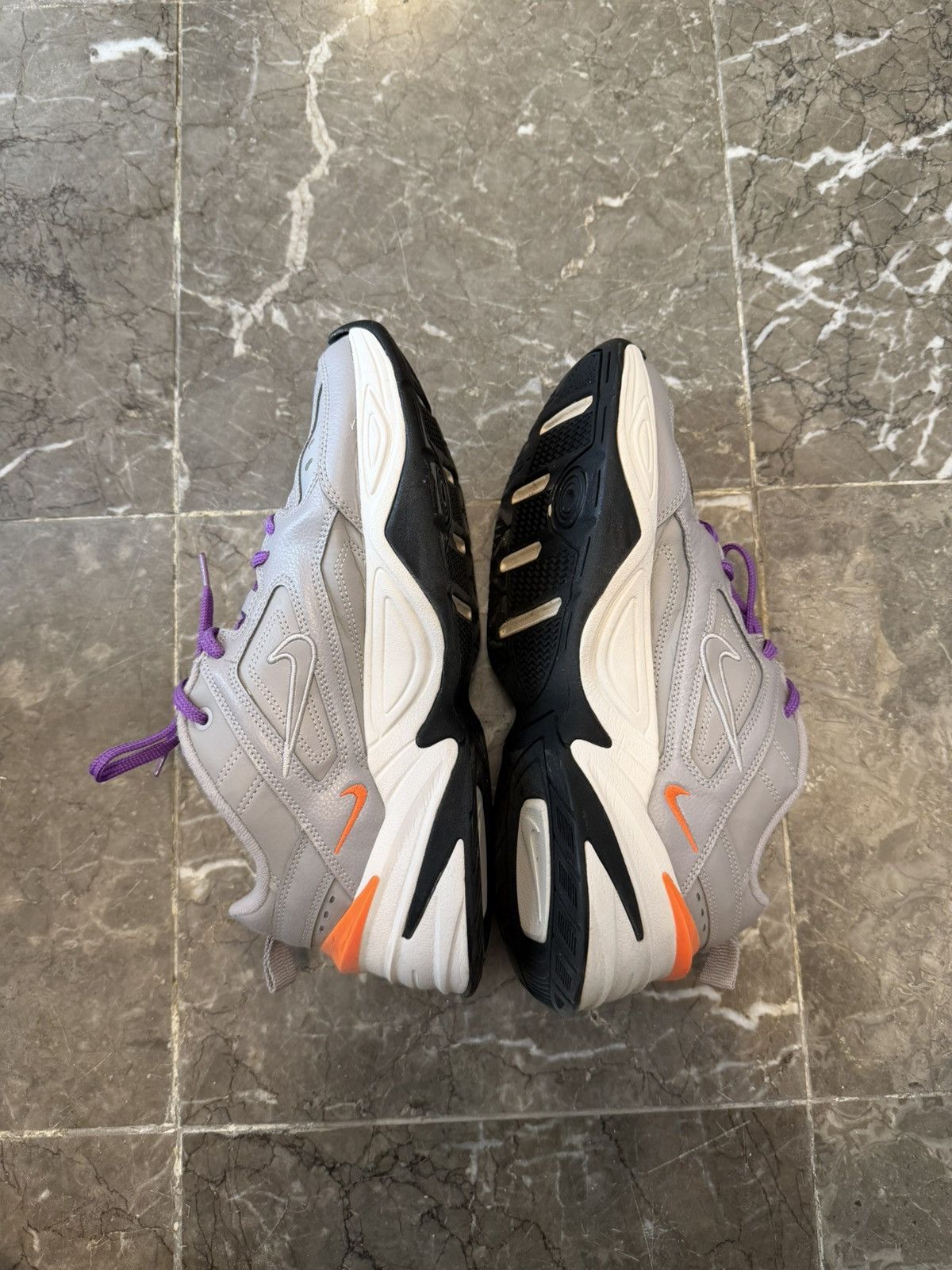 Nike Nike M2K Tekno Grey Orange Sneakers Size US 8 / EU 41 - 3 Thumbnail