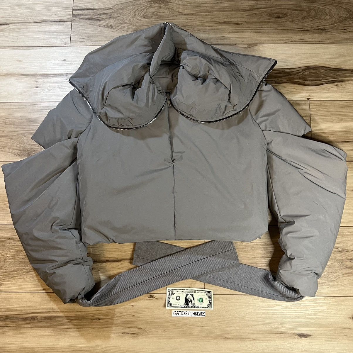 Rick Owens FW22 Strobe Reflex Gauntlet Jacket Size US S / EU 44-46 / 1 - 4 Thumbnail