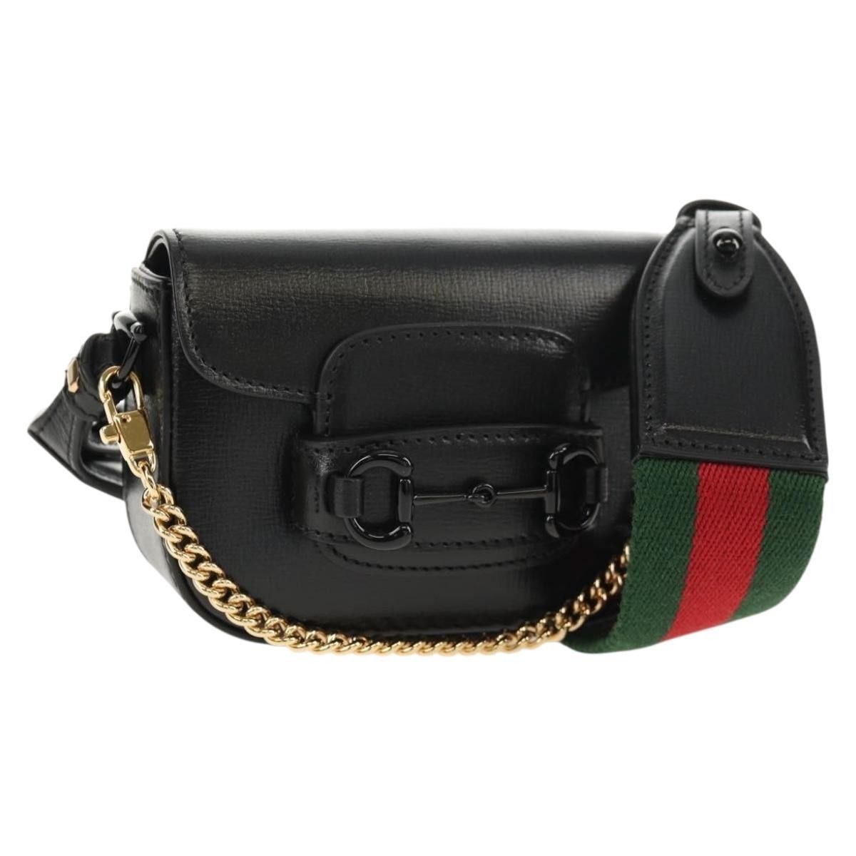 Gucci Gucci Vintage Horsebit Shoulder bag Leather Size ONE SIZE - 1 Thumbnail