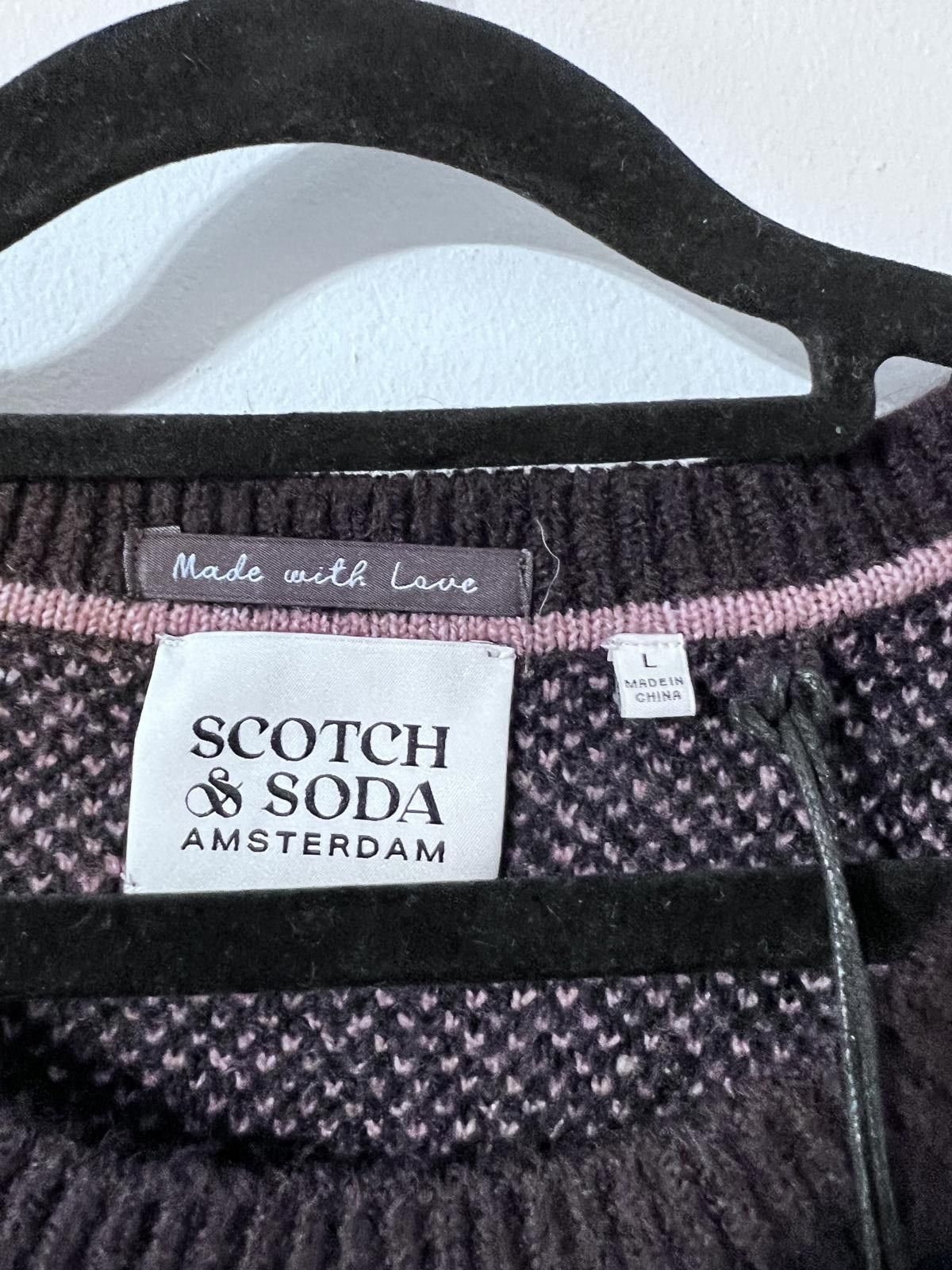 Scotch & Soda Scotch & Soda Amsterdam Argyle Knit Jumper Size L BNWT Size L / US 10 / IT 46 - 4 Thumbnail