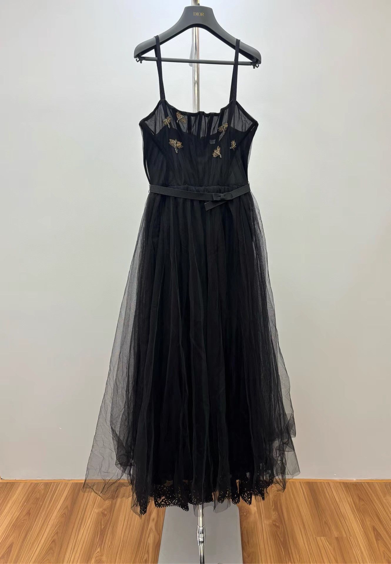 Dior Dior 2024 Dragonfly Crystal Camisole Gown K36 Size S / US 4 / IT 40 - 3 Thumbnail
