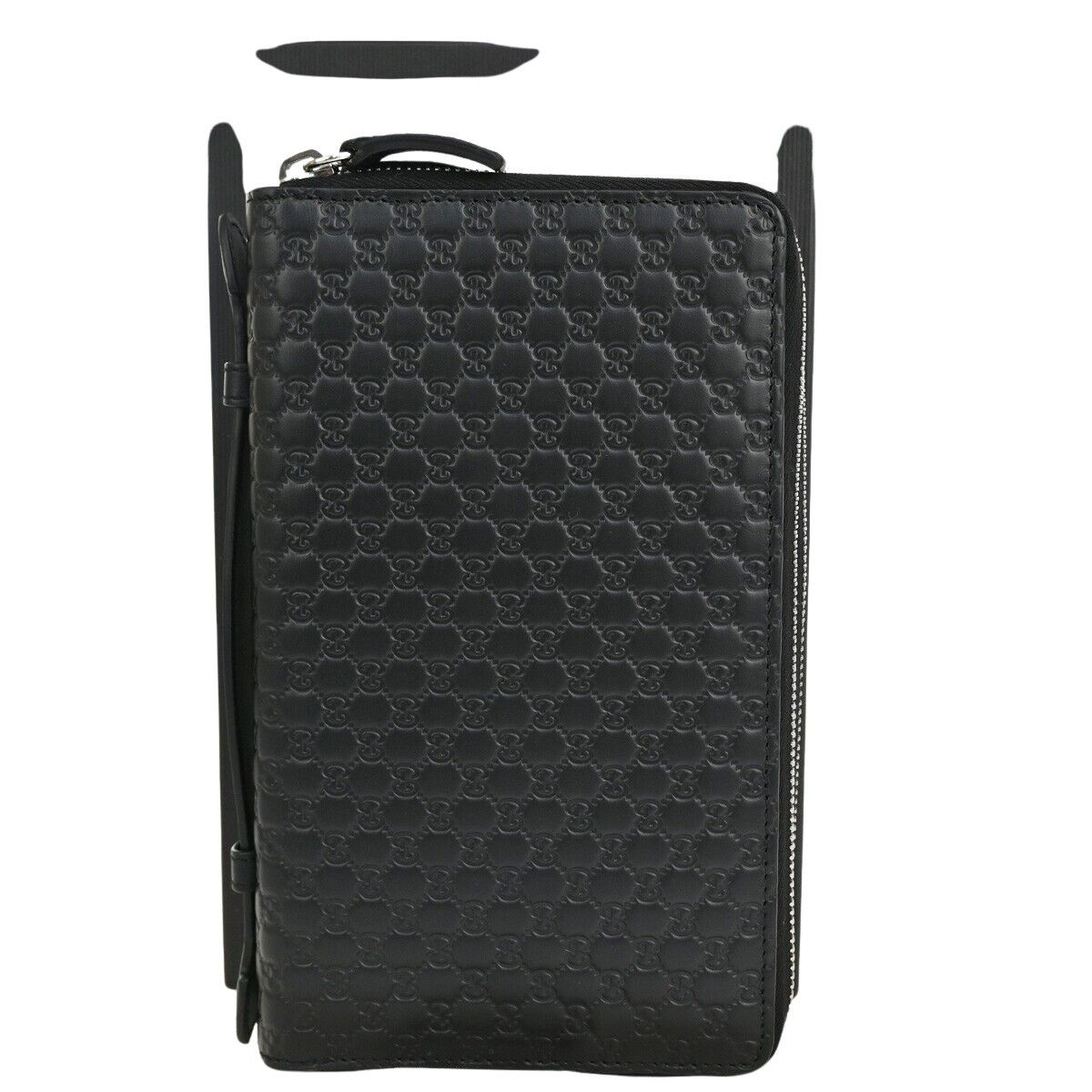 Gucci Micro ssima Black Leather Wallet (Pre-Owned) Size ONE SIZE - 1 Thumbnail