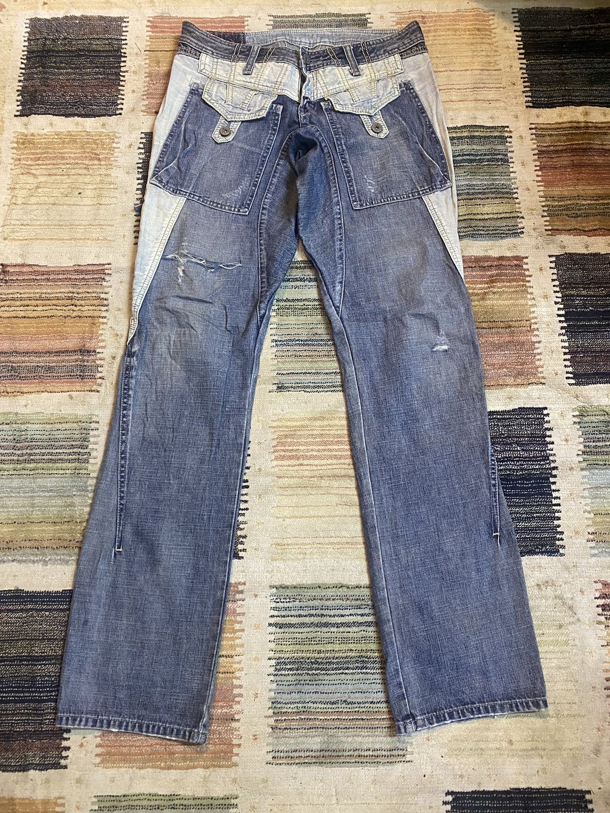 Marithe + Francois Girbaud ❗️ Distressed ❗️ Vintage MARITHE FRANCOIS GIRBAUD Pants Size US 32 / EU 48 - 5 Thumbnail