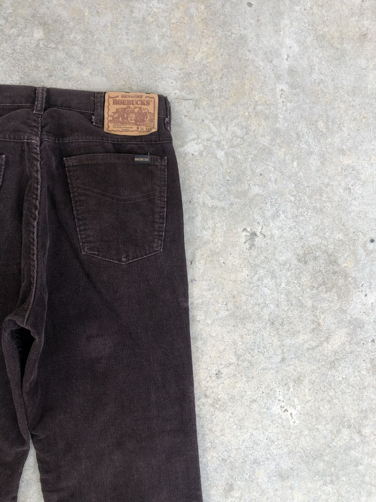 If Six Was Nine × Vintage Vintage Roebucks Flared Pants Corduroy Size US 32 / EU 48 - 10 Thumbnail