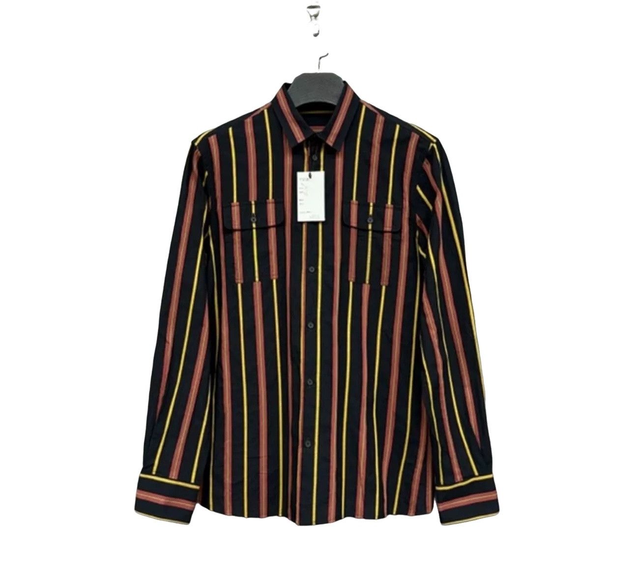 Bottega Veneta Bottega Veneta Striped Cotton Shirt 40 Size US M / EU 48-50 / 2 - 1 Thumbnail