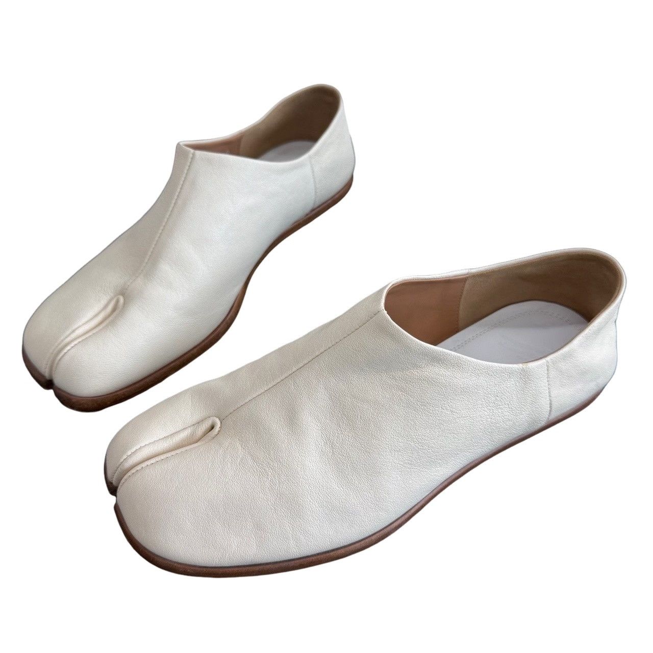 Maison Margiela Maison Margiela Tabi Leather Slip On Mules Size 39 Size US 9 / IT 39 - 1 Thumbnail