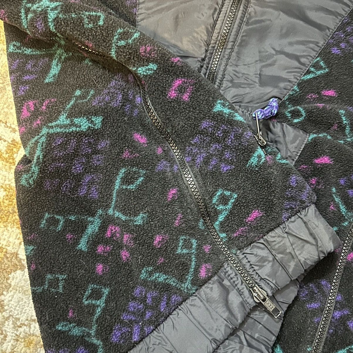 Rei × Vintage Vintage REI Retro Abstract Print Polar Fleece Halfzip Jacket Size US L / EU 52-54 / 3 - 4 Thumbnail