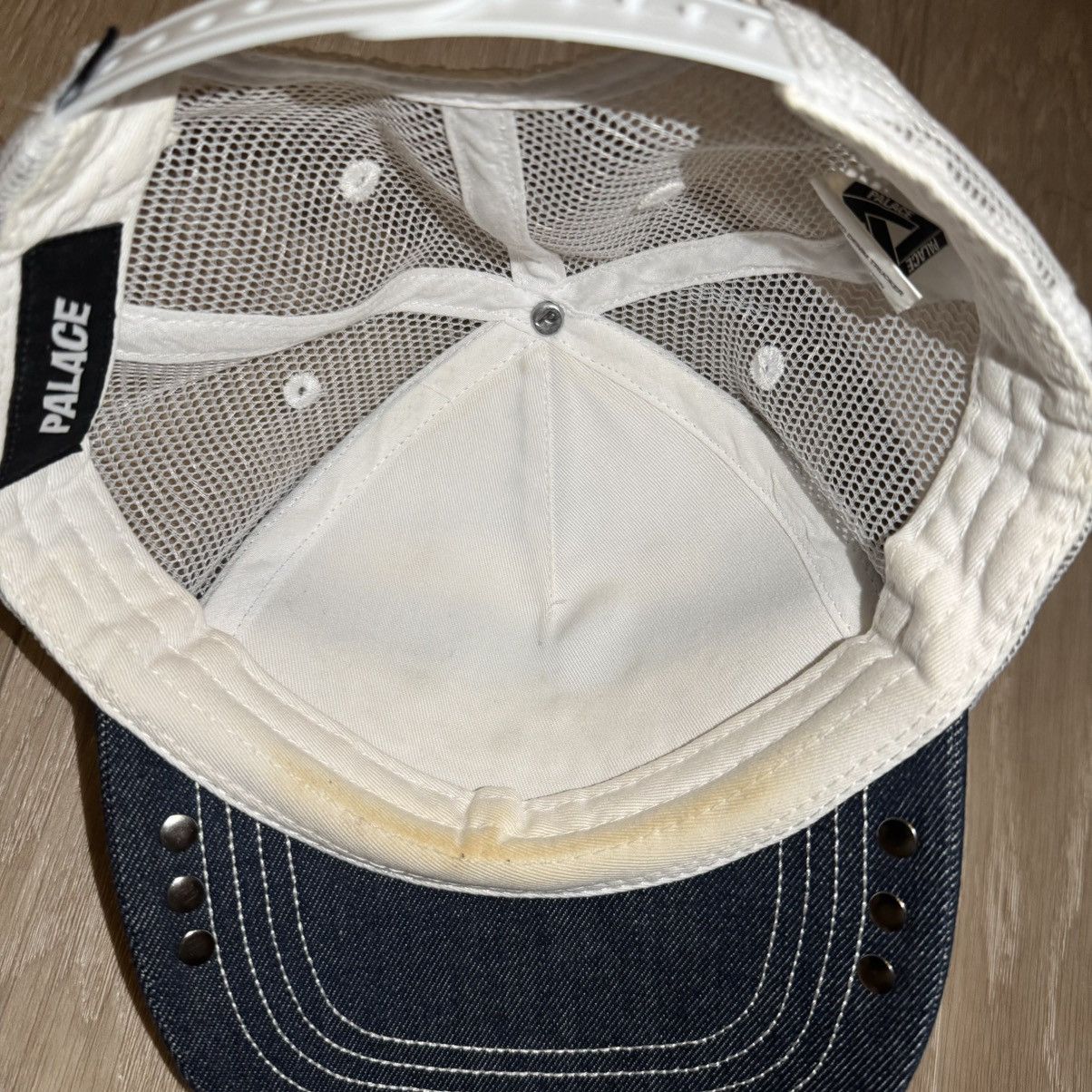 Palace studded denim hat