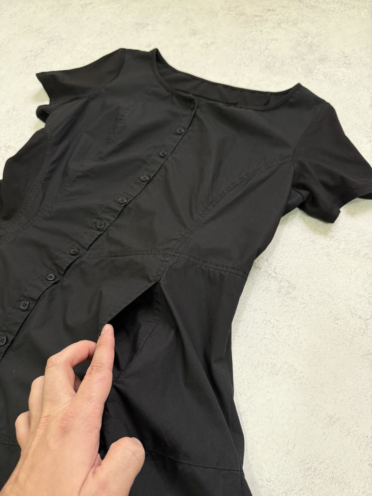 Rundholz Rundholz Black Label Asymmetric Balloon Button Up Midi Dress Size M / US 6-8 / IT 42-44 - 11 Thumbnail