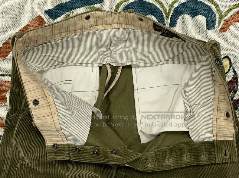 RRL Ralph Lauren RRL Ralph Lauren High-waisted retro corduroy workwear with Size US 32 / EU 48 - 6 Thumbnail