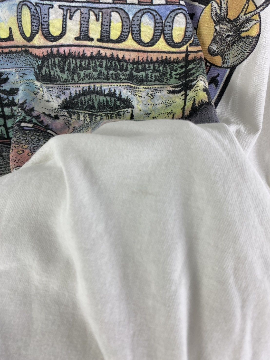 Vintage Vintage Red Tail All Outdoors Graphic Tee Size US XL / EU 56 / 4 - 6 Thumbnail