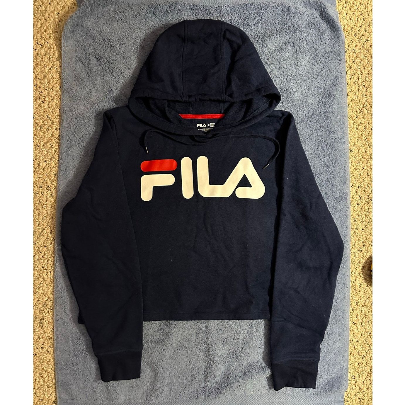 Fila Women's FILA Crop Hoodie - Size XL Size L / US 10 / IT 46 - 1 Thumbnail