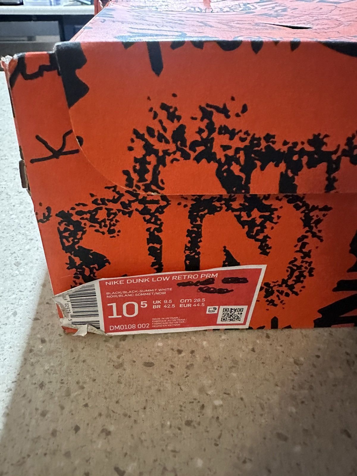 Nike Nike Dunk Low Graffiti Pink Size US 10.5 / EU 43-44 - 7 Thumbnail