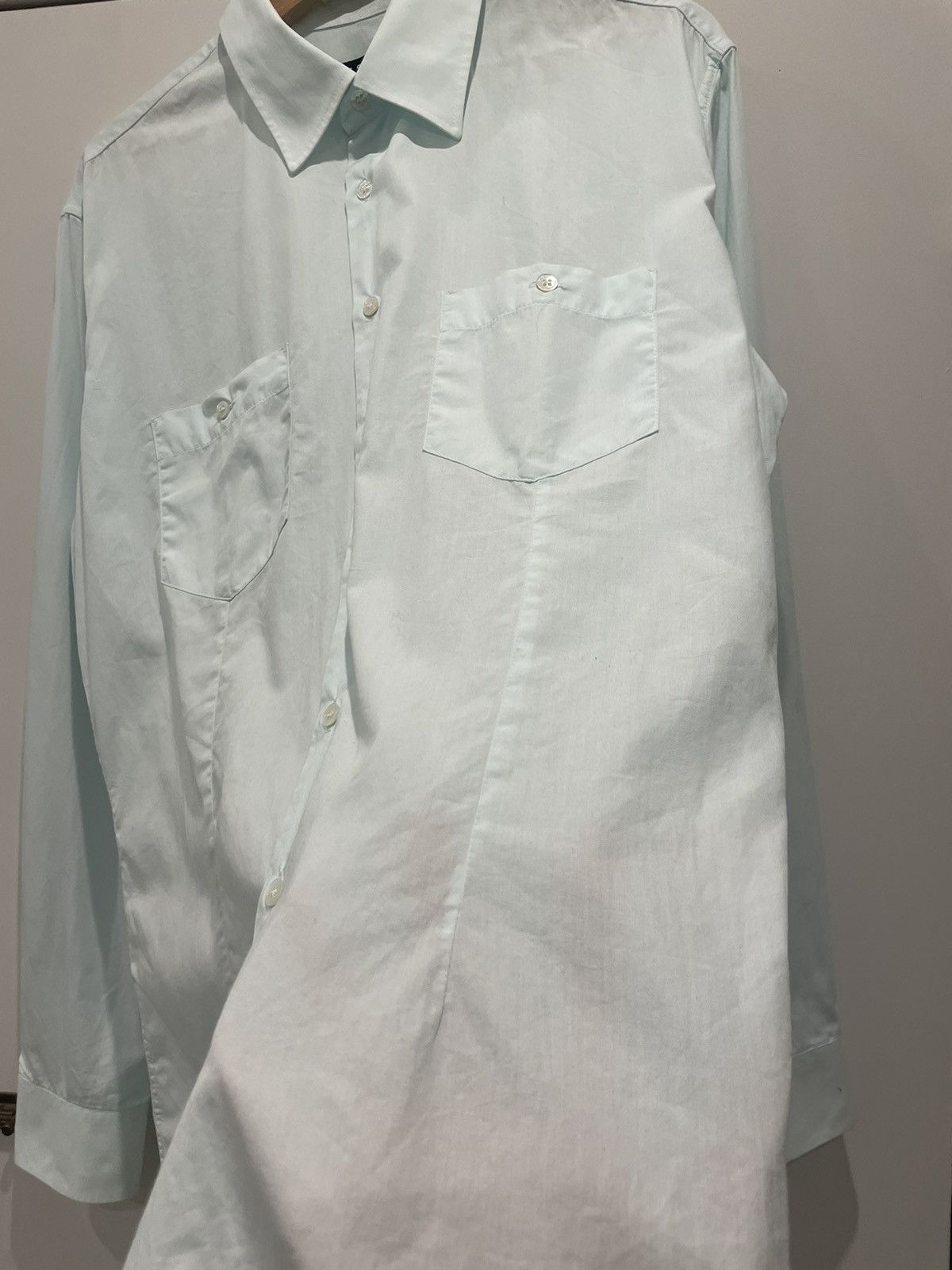 Raf Simons 1990s Anatomical Pleated Military Cotton Shirt Size US L / EU 52-54 / 3 - 5 Thumbnail