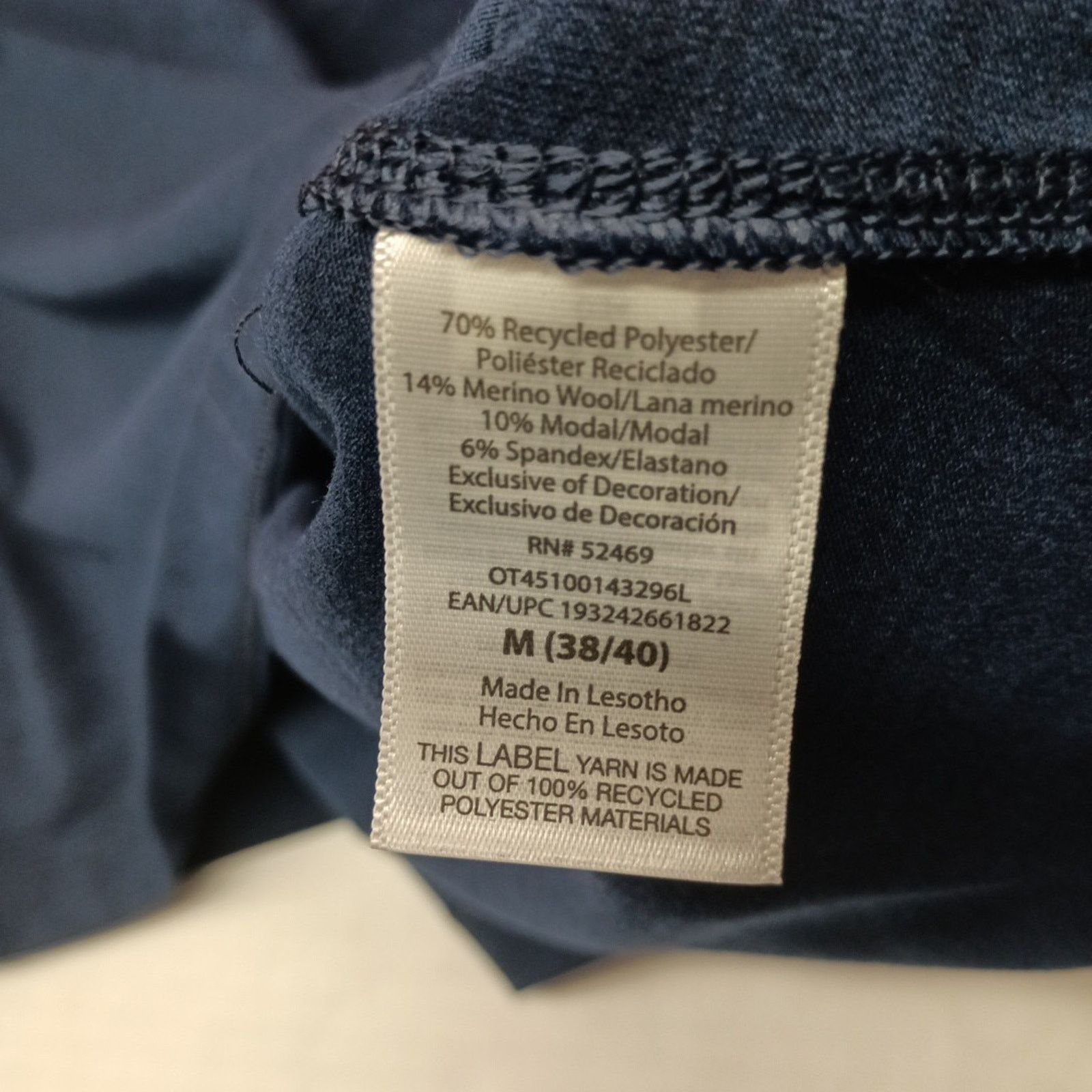 Other Ozark Trail Mens Quarter Zip Pullover Size M Blue Wool Blend Size US M / EU 48-50 / 2 - 9 Thumbnail