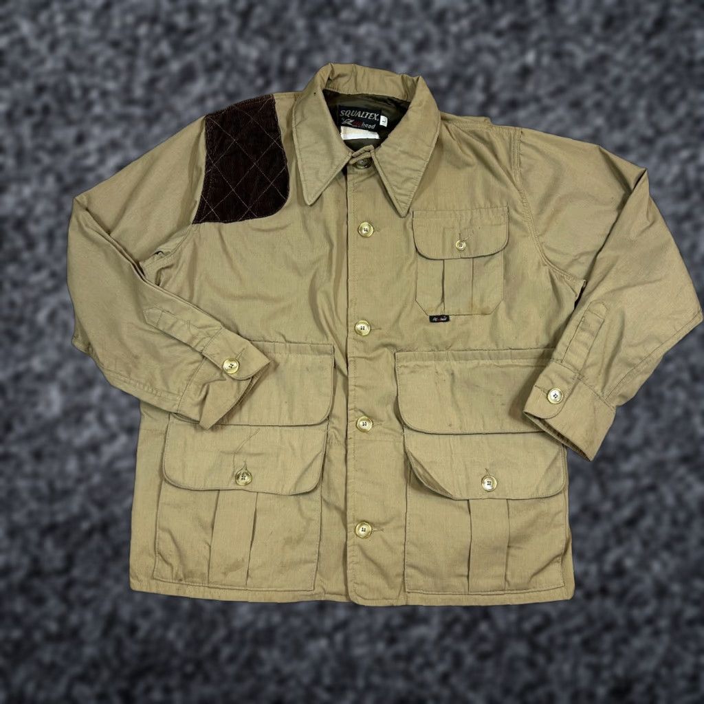 Vintage VINTAGE RedHead Squaltex Mens L Hunting Jacket Canvas Cotton Duck Waterproof Barn Coat USA Size US L / EU 52-54 / 3 - 1 Thumbnail