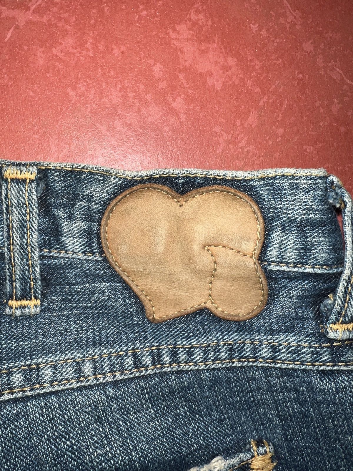 Number (N)ine aw03 kurt cobain patch jeans Size US 30 / EU 46 - 3 Thumbnail