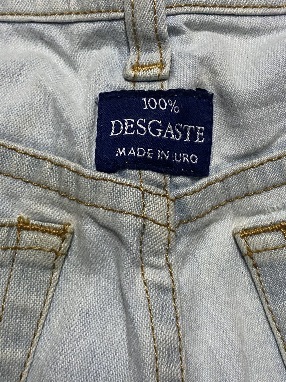 Vintage Vintage Desgaste Euro Claw Mark Flare Jeans Size 26" / US 2 / IT 38 - 20 Thumbnail