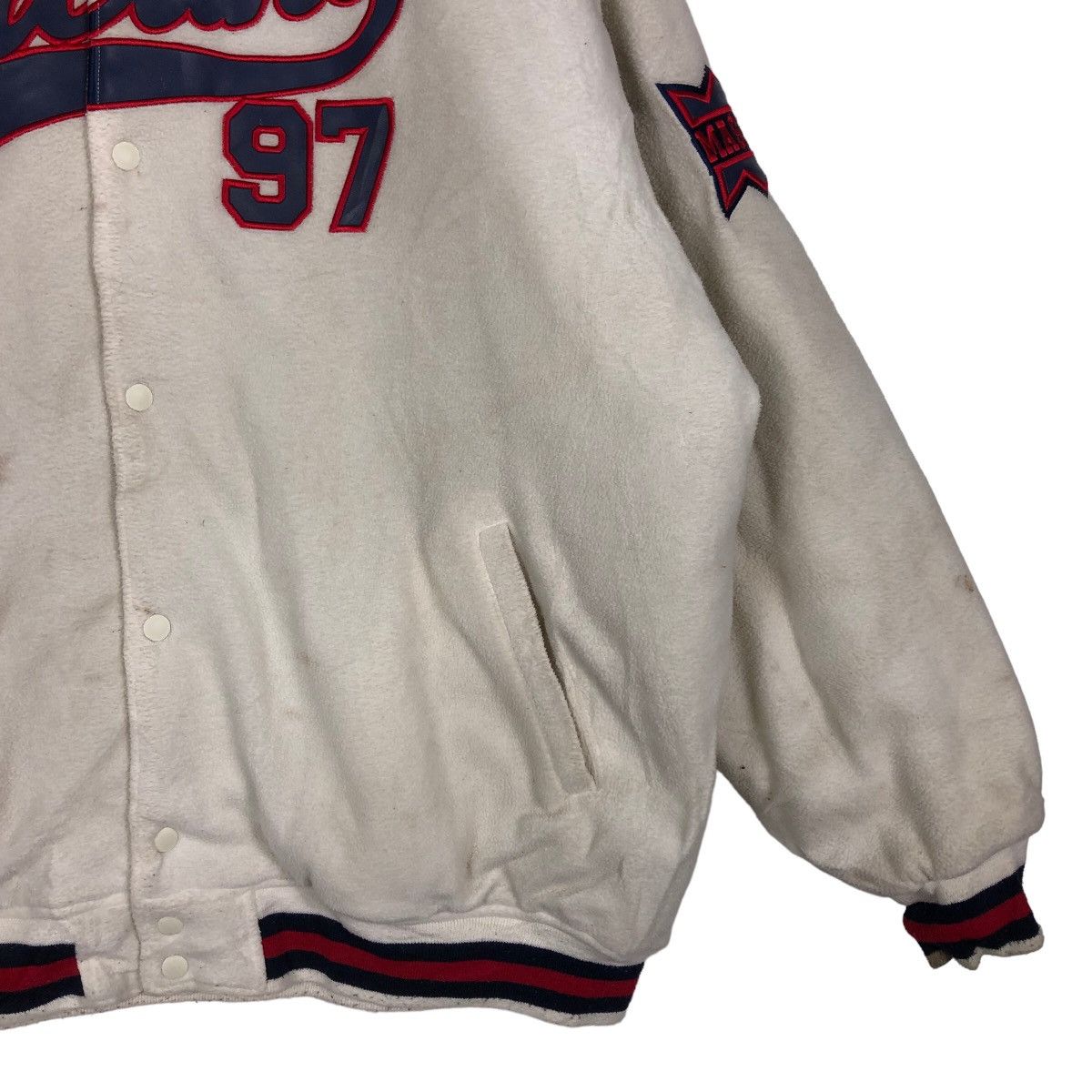 Japanese Brand 🔥90’s Vintage Varsity Jacket Freaky Spell Out Big Logo Size US XL / EU 56 / 4 - 5 Thumbnail