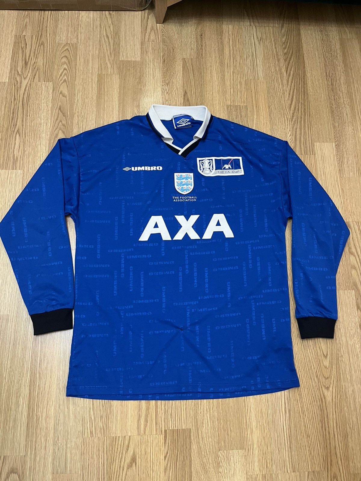 Umbro Vintage England FA Cup 1998/1999 Umbro Shirt Longsleeve XL Size US XL / EU 56 / 4 - 1 Thumbnail