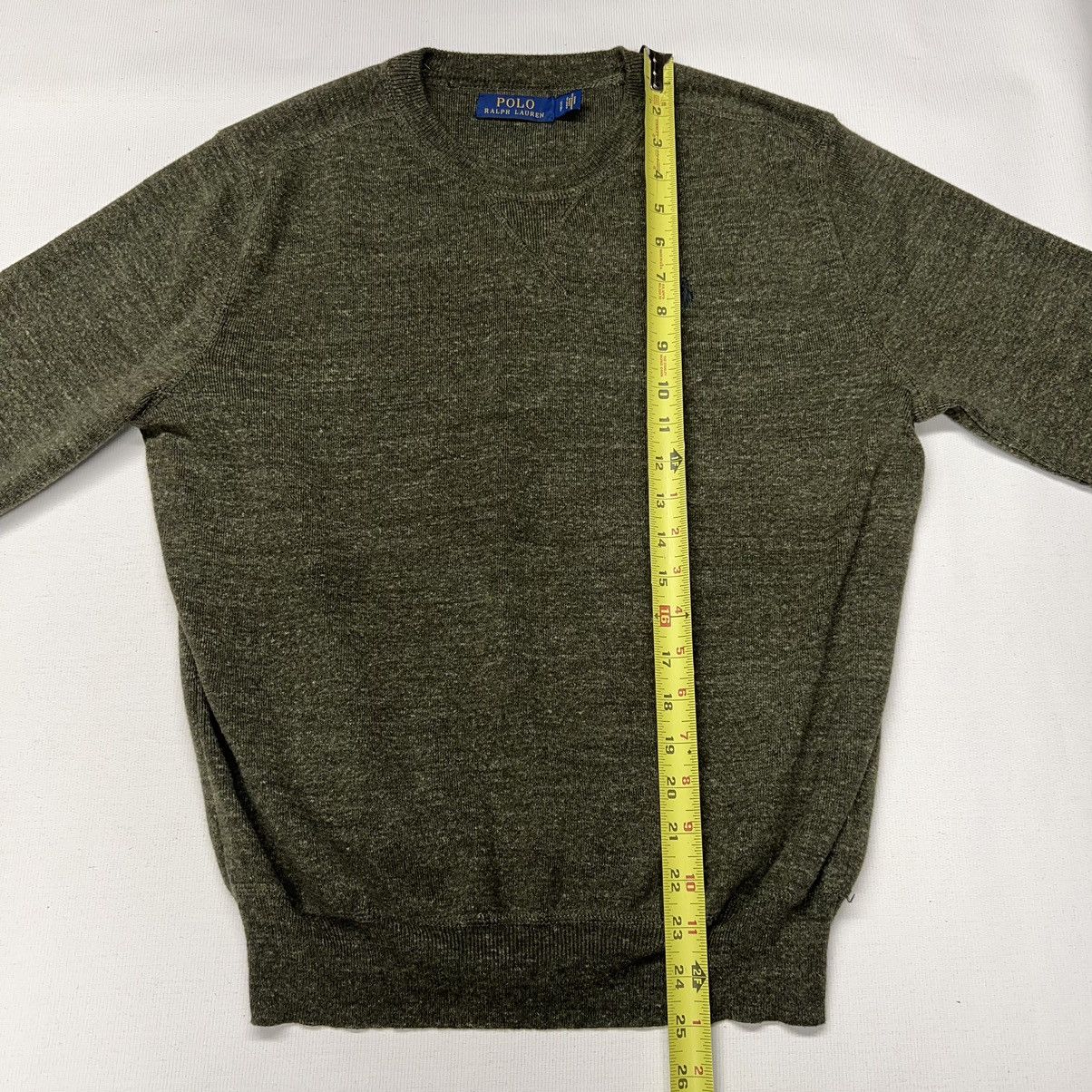 Polo Ralph Lauren Polo Ralph Lauren Sweater Green Pullover Crewneck Knit Olive Size US S / EU 44-46 / 1 - 17 Thumbnail
