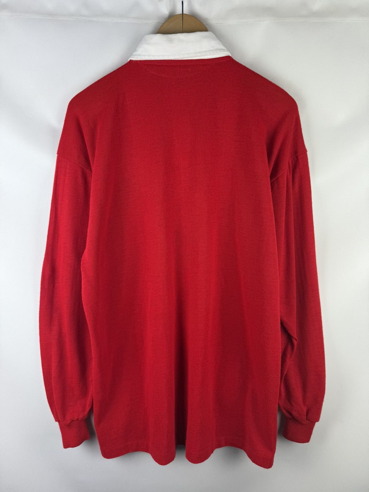 Vintage Vintage 80s Halbro Wales Rugby Union Ich Dien Jersey Shirt Size US L / EU 52-54 / 3 - 14 Thumbnail