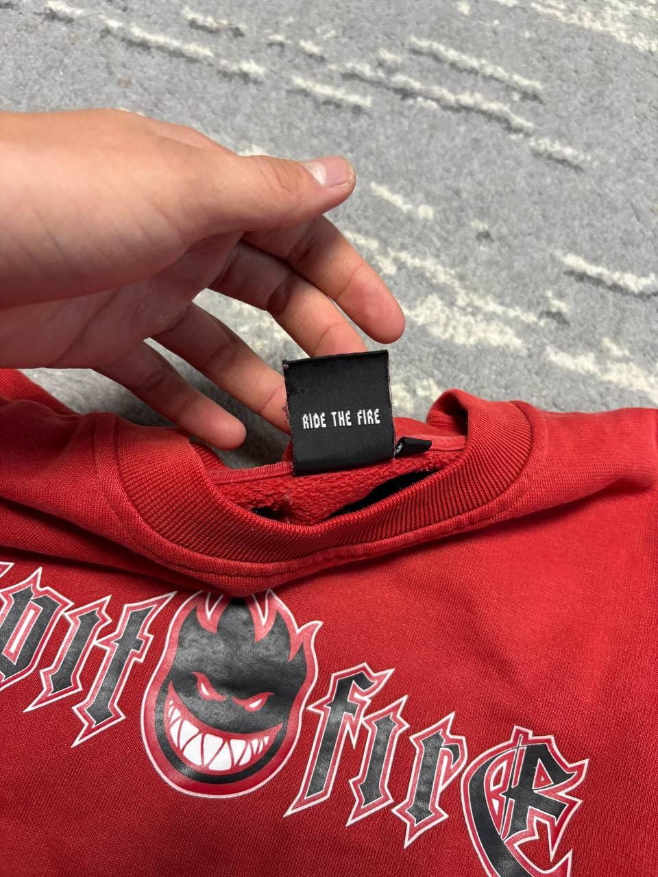 Spitfire 👕 Spitfire Skate Crewneck — Red Flamehead Edition Size US M / EU 48-50 / 2 - 4 Thumbnail