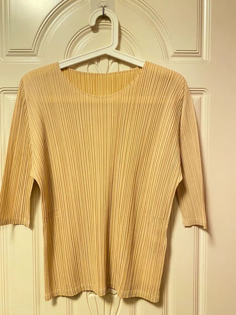 Issey Miyake issey miyake size:3 Three-quarter sleeved top 2506-Nextarr Size XXS / US 00 / IT 34 - 1 Thumbnail