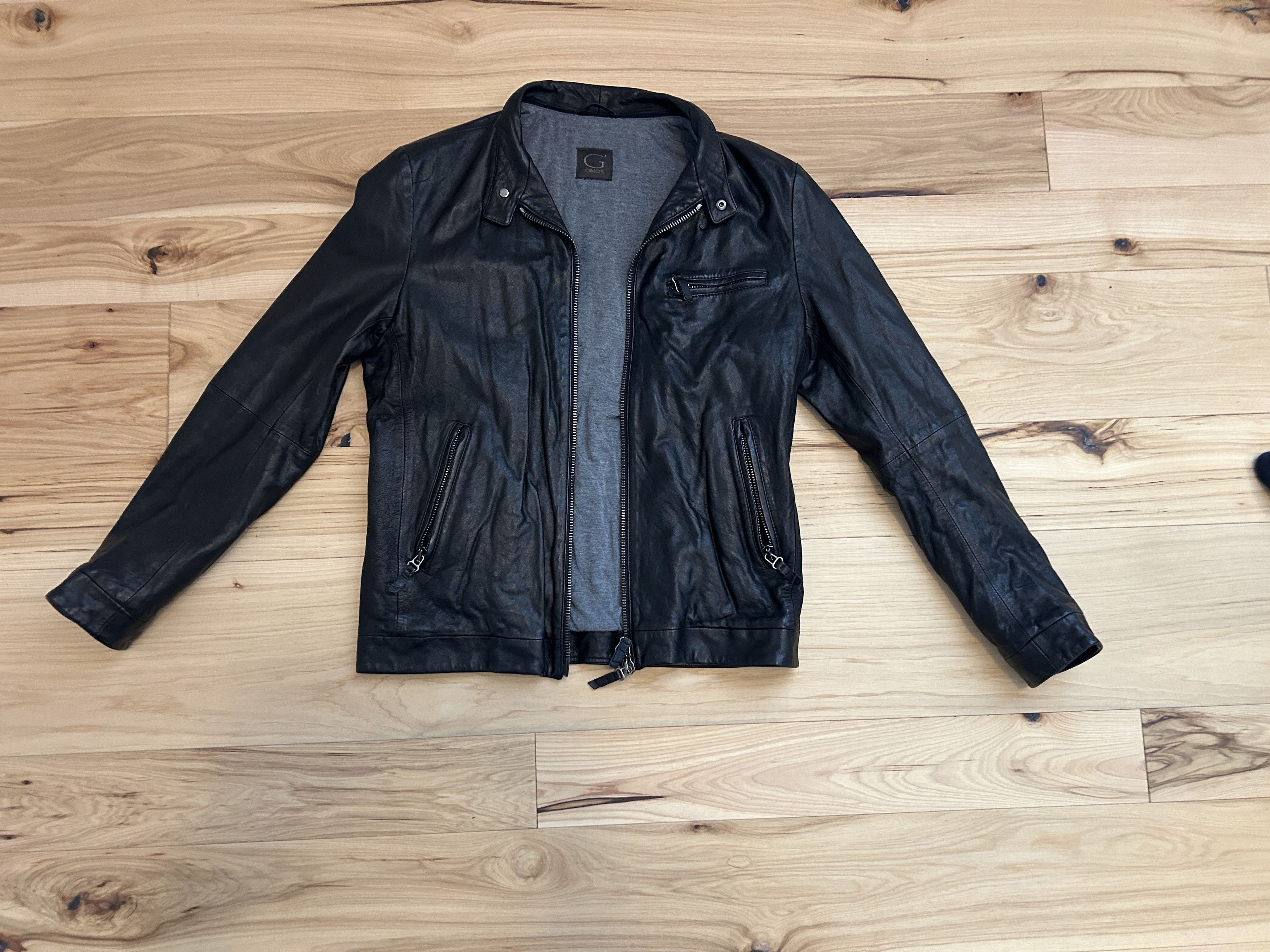 Gimo's Black Leather Gimo's Jacket Size US M / EU 48-50 / 2 - 1 Thumbnail