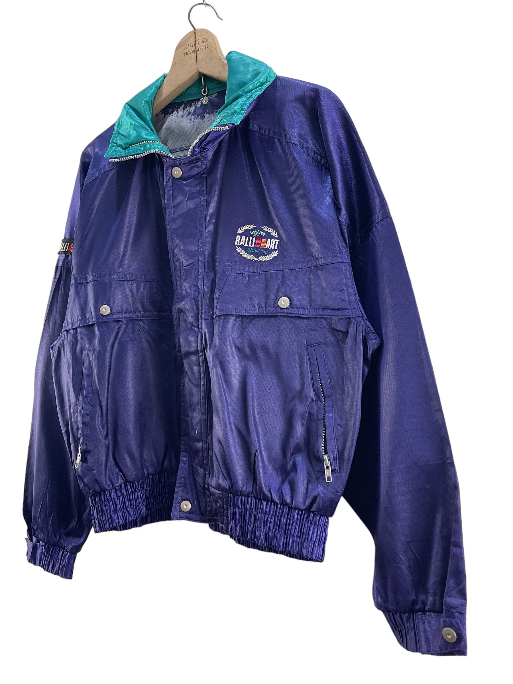 Japanese Brand Vintage Ralli Art Club Man Racing Windbrekaer Jacket Size US L / EU 52-54 / 3 - 3 Thumbnail