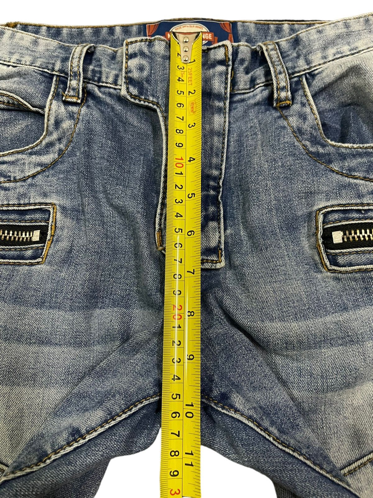 14th Addiction Vintage Japanese Brand Avant Garde Amiri Style Jeans Size US 30 / EU 46 - 13 Thumbnail