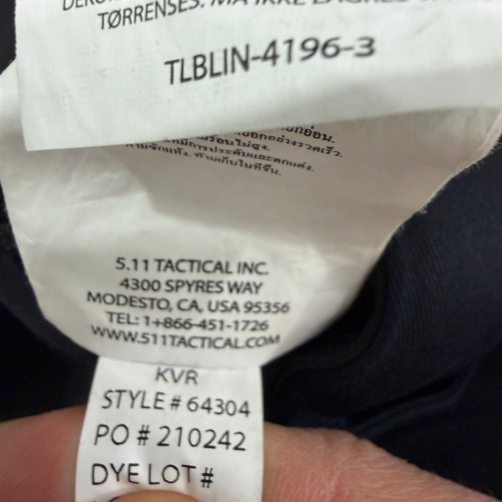 5.11 5.11 Tactical Twill PDU Class A Pants Women's 18 Navy Size 40" / US 18 - 6 Thumbnail