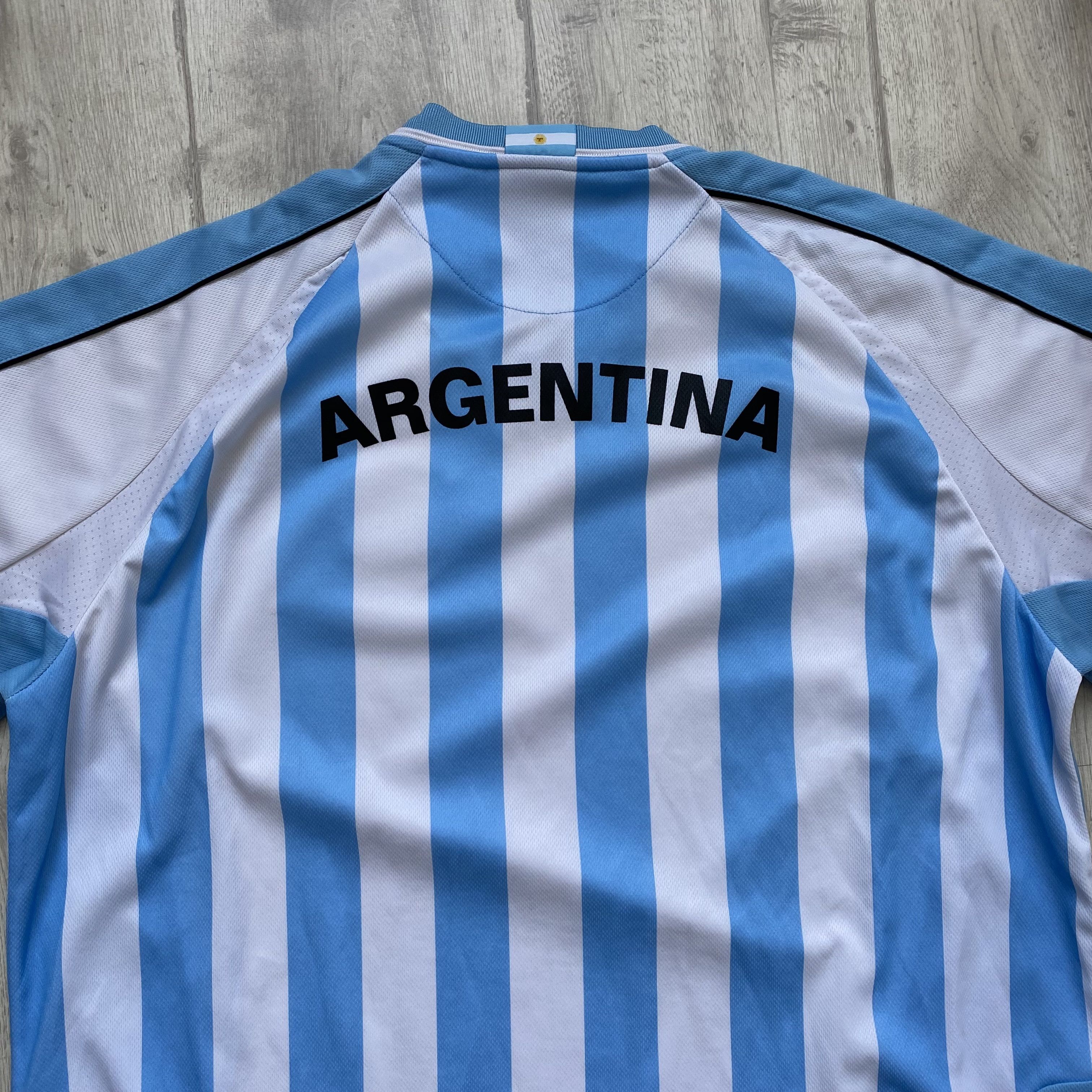 Adidas Vintage Argentina National Team Jersey 90s World Cup Messi Size US XL / EU 56 / 4 - 8 Thumbnail