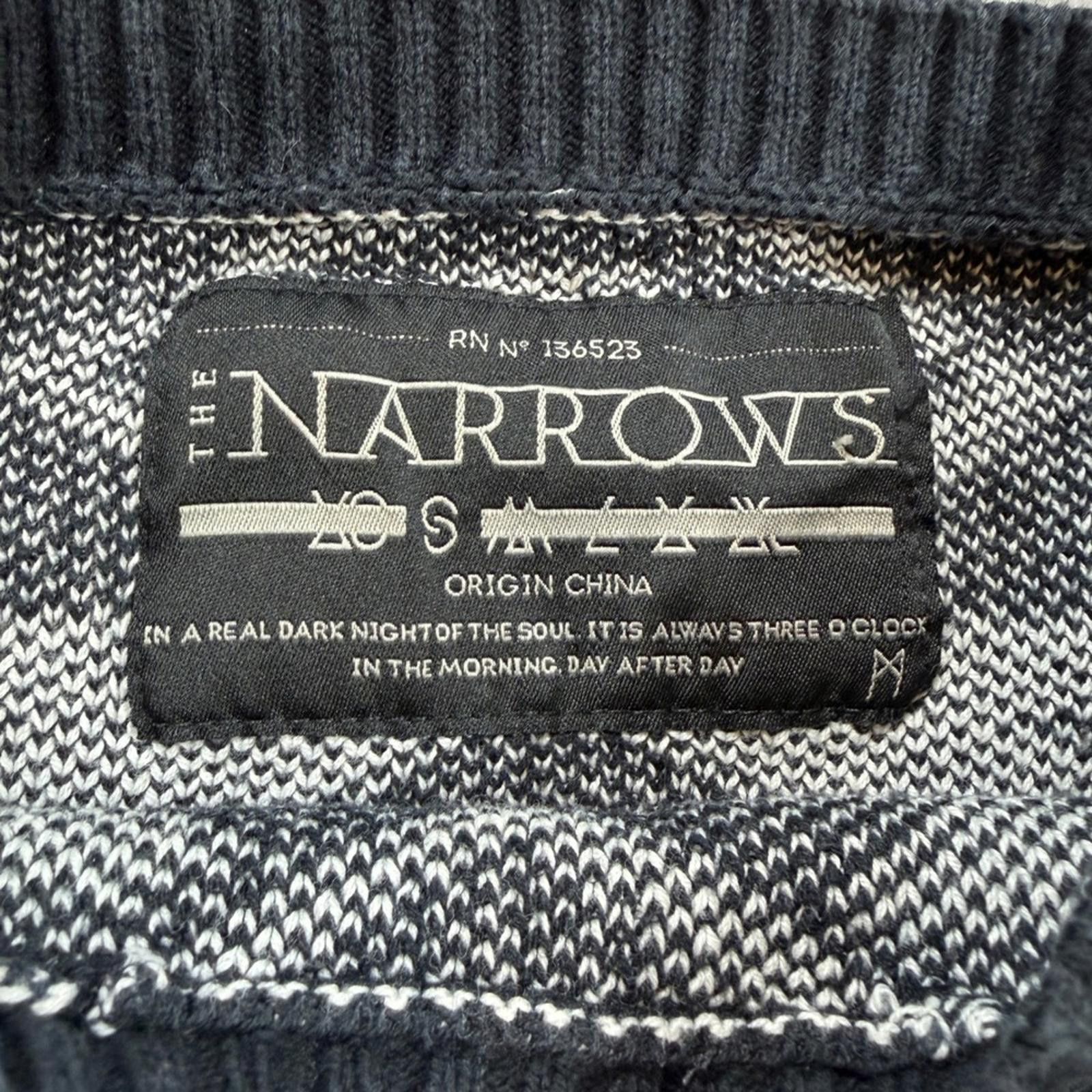 The Narrows The Narrows Mens Southwestern Geometric Intarsia Knit Size US S / EU 44-46 / 1 - 4 Thumbnail